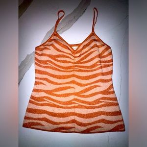{RARE} ANTHROPOLOGIE Glitter Zebra Top